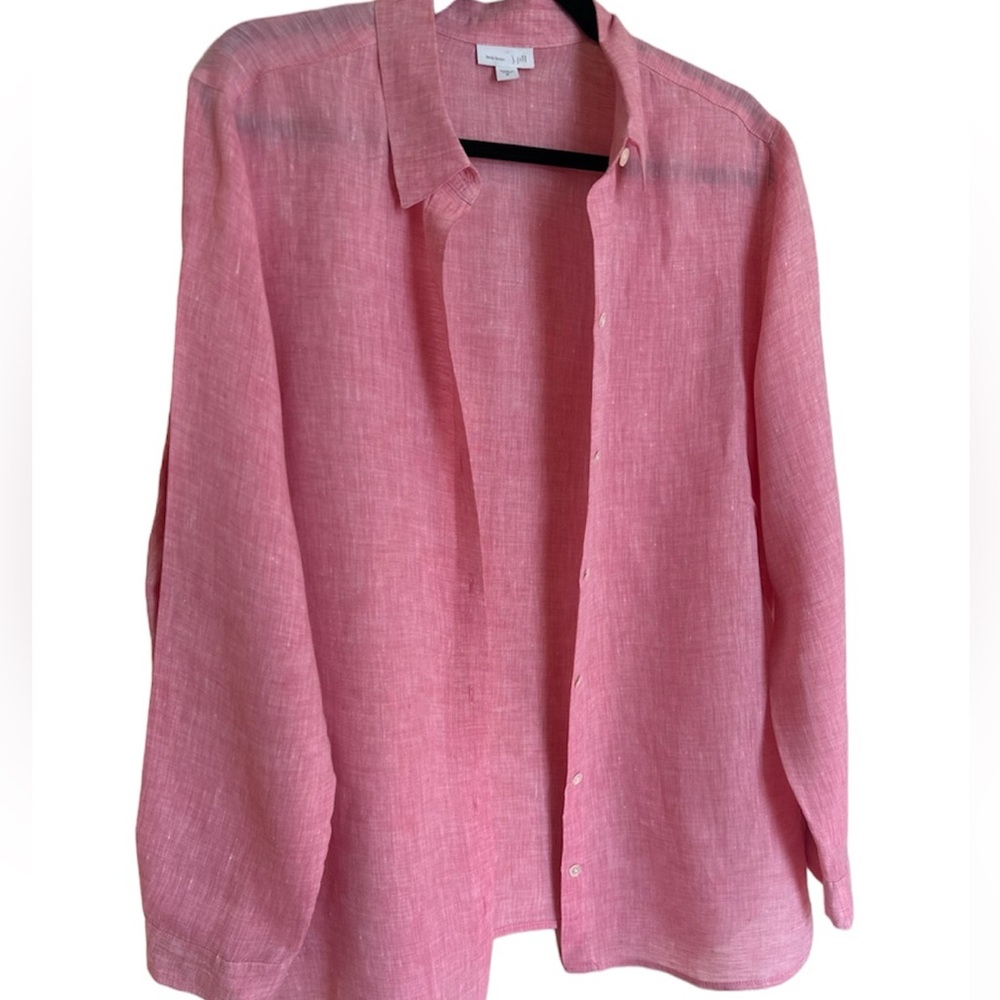 J. Jill Linen Button Up Blouse - Picture 3 of 7
